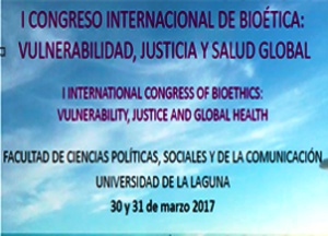 Cartel del Congreso de Bioética: vulnerabilidad, justicia y salud global